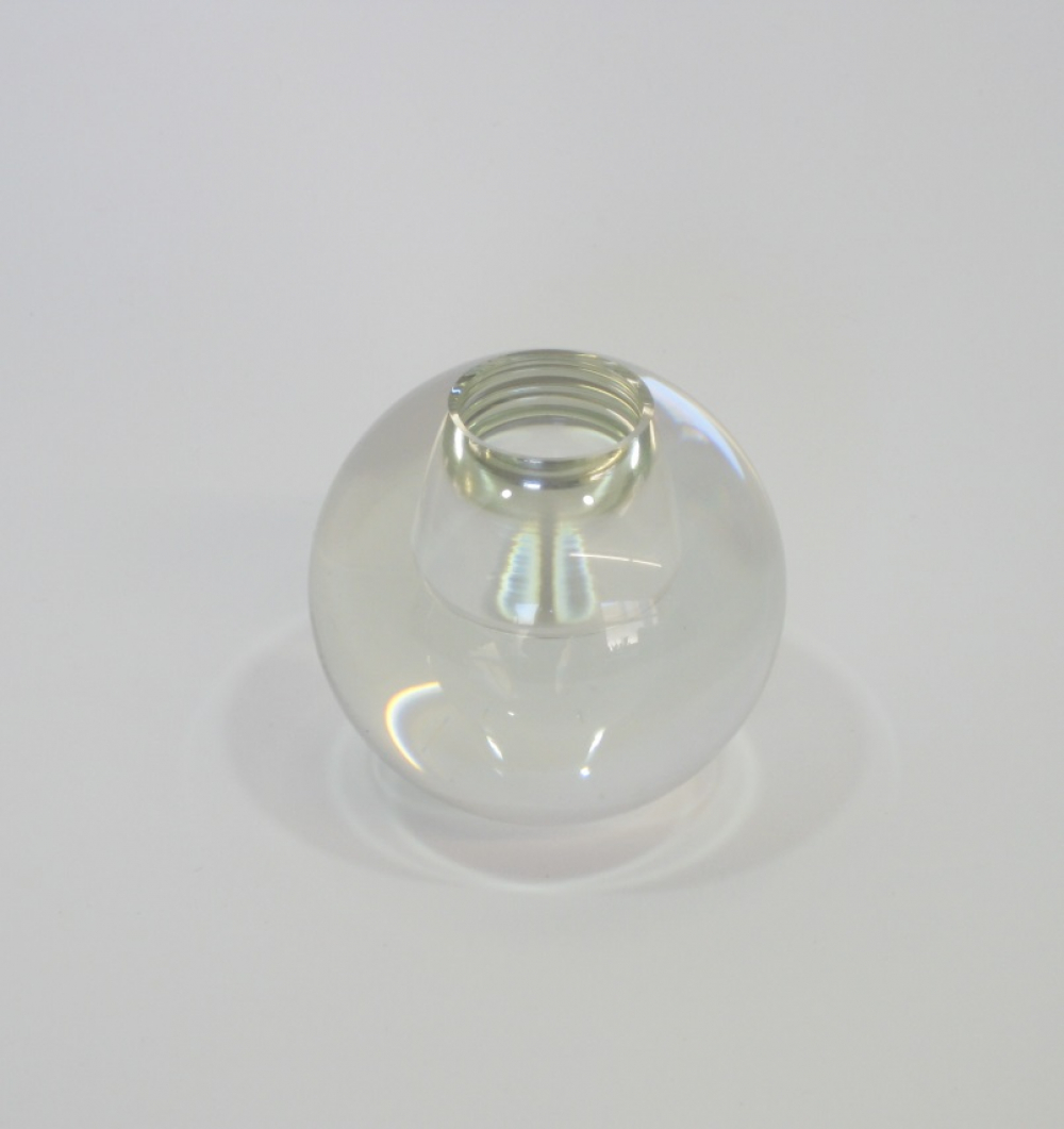 Glas-Kerzenhalter H5cm D6cm klar 800820-17
